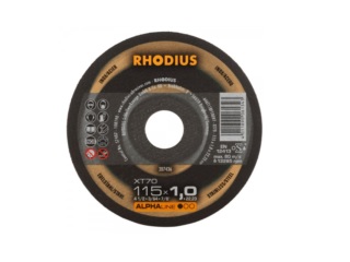 RHODIUS-  Disco de corte acero inox 115x1mm (XT 70) 